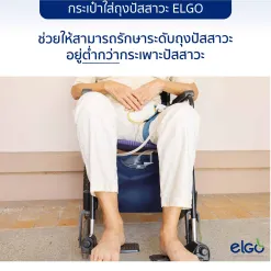 Alternative view of กระเป๋าใส่ถุงปัสสาวะสำหรับแขวน wheelchair